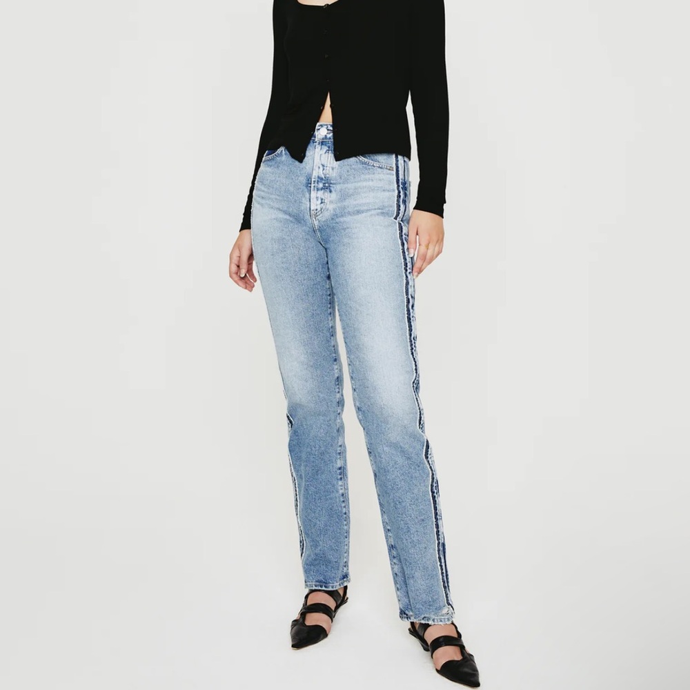 NWT AG ALEXXIS Straight Leg High-Rise Vintage Full Motion Stretch Jeans 32 - Picture 4 of 10